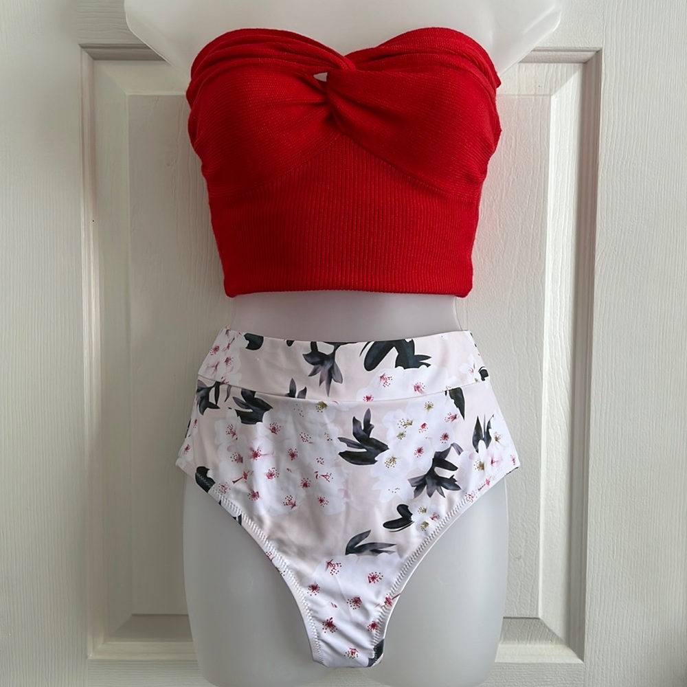 High Waist swim bottom. Size Medium.